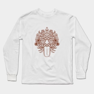 Kala traditional bali indonesian culture Long Sleeve T-Shirt